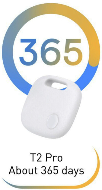 Чохол-брелок Baseus T2 Pro Smart Device Tracker White (FMTP000002) - зображення 7