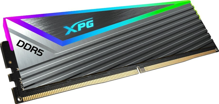 Pamięć RAM ADATA DDR5-6400 32768MB PC5-51200 (Kit of 2x16384) XPG Caster RGB Grey (AX5U6400C3216G-DCCARGY) - obraz 4