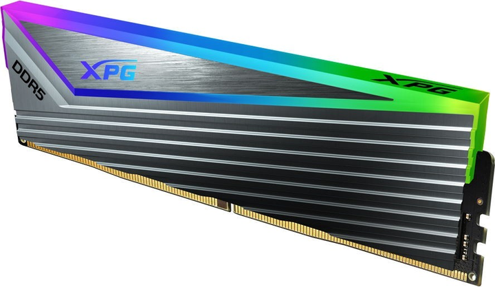 Pamięć RAM ADATA DDR5-6400 32768MB PC5-51200 (Kit of 2x16384) XPG Caster RGB Grey (AX5U6400C3216G-DCCARGY) - obraz 5