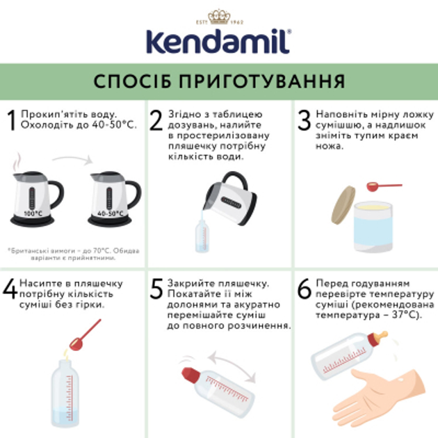 Дитяча суміш Kendamil Comfort молочна антиколікова 0-12 місяців 800 г (92000057) - зображення 5