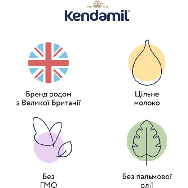 Дитяча суміш Kendamil Organic 3 молочна 12-36 місяців 800 г (92000043) - зображення 3