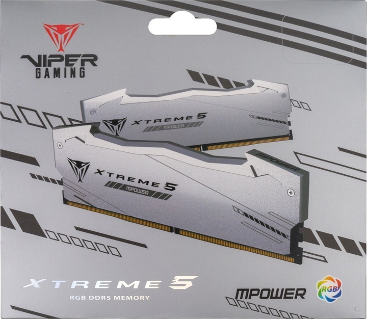 Оперативна пам'ять Patriot DDR5-8000 32768MB PC5-64000 (Kit of 2x16384) Viper Xtreme 5 MPower RGB Black (PVXR532G80C38KM) - зображення 6