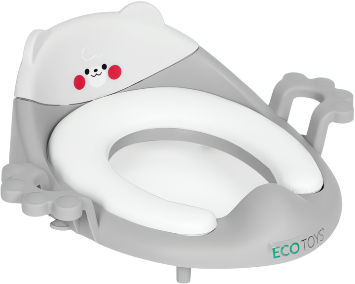 Сидіння для унітазу EcoToys сіре 37х37х40.5 см (5905817005581) - зображення 5