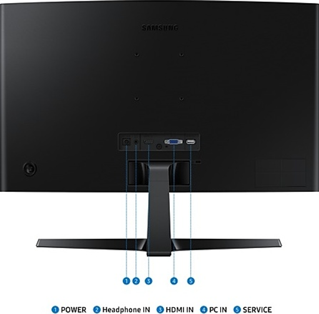 Монітор 24" Samsung Essential S3 S36GD LS24D366GAUXEN - зображення 5