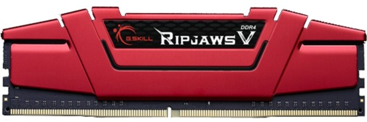 Pamięć RAM G.Skill DDR4-2800 8192MB PC4-22400 Ripjaws V Red (F4-2800C17S-8GVR) - obraz 1