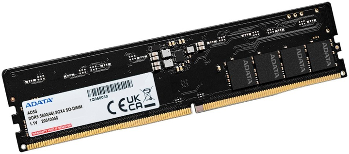 Pamięć RAM ADATA DDR5-5600 8192MB PC5-44800 Premier Tray (AD5U480016G-R) - obraz 2