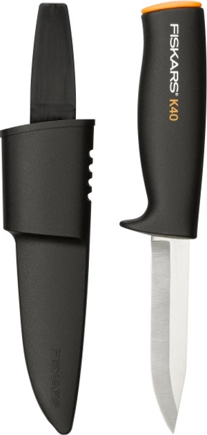 Nóż uniwersalny Fiskars Universal Utility Knife K40 Black-Grey (6411502870628) - obraz 2