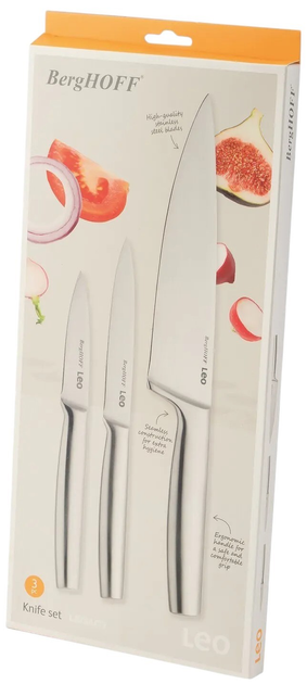 Zestaw noży Berghoff Leo Legacy Starter 3 elementy (5413821364544) - obraz 2