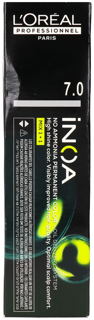 Фарба для волосся L'oreal Professionnel Inoa напівстійка 7.0 60 г (3474637130893) - зображення 1