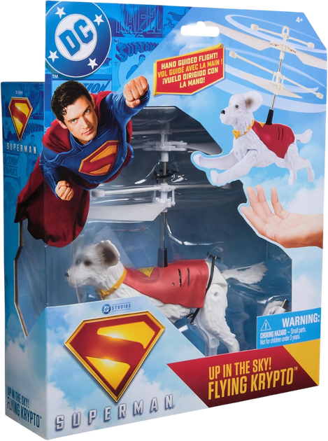 Zabawka sterowana radiowo Spin Master DC Comics Superman Up in The Sky! Krypto (681147069008) - obraz 4