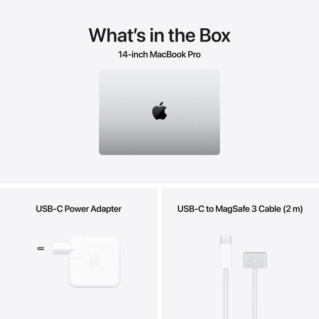 Ноутбук Apple MacBook Pro 14" M4 16/1TB 2024 (APL_MW2X3) (Qwerty + Кирилиця) Silver - зображення 4