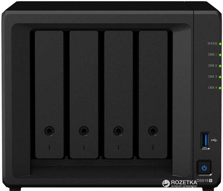 Сетевое хранилище Synology DS918+ – фото, отзывы, характеристики в