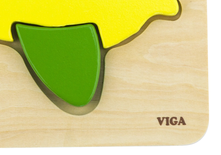 Drewniany mini puzzle Viga na podkładce Samolot 50173 (6934510501730) - obraz 2