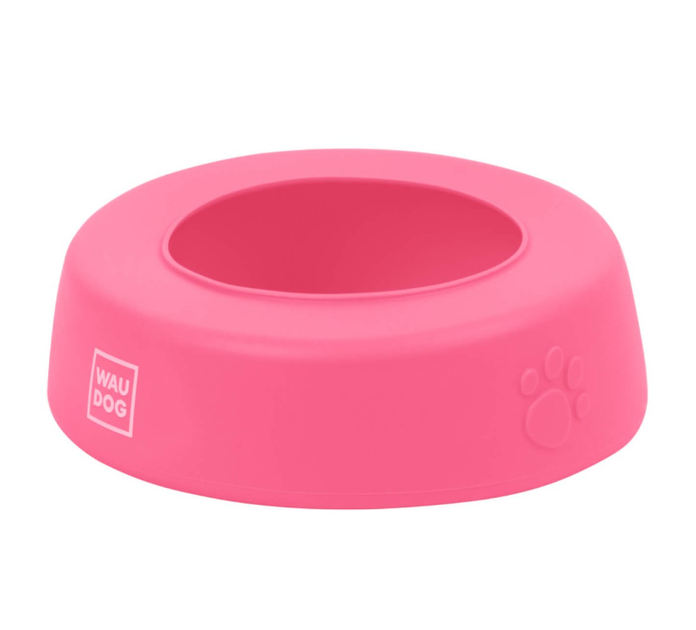 Миска-непроливайка WAUDOG Silicone, розовая, 750 мл - изображение 3