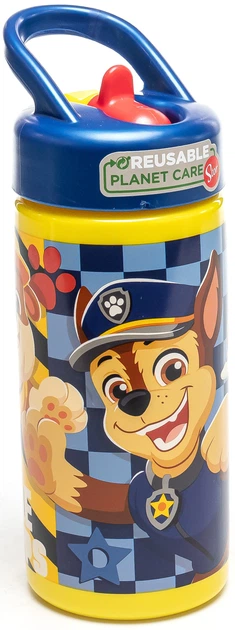 Пляшка дитяча спортивна Stor Sipper Paw Patrol Boy Rescue Pups 410 мл (Stor-81631) (8412497816316) - зображення 3