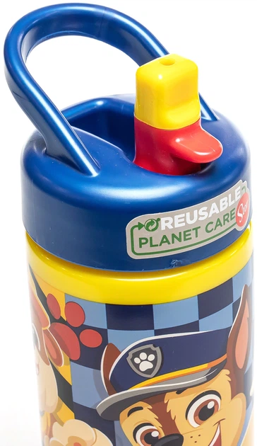 Пляшка дитяча спортивна Stor Sipper Paw Patrol Boy Rescue Pups 410 мл (Stor-81631) (8412497816316) - зображення 11