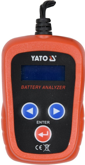Електронний тестер акумуляторів YATO YT-83113 (5906083057854) - зображення 3