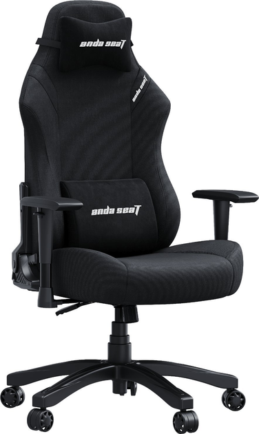 Крісло ігрове Anda Seat Luna Size L Fabric Black (AD18-44-B-F) - зображення 4