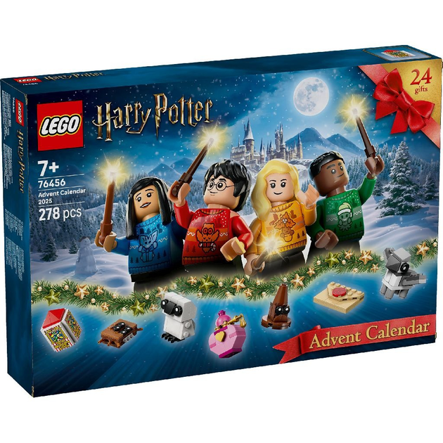 Конструктор LEGO Harry Potter Адвент - календар на 2025 рік 278 деталей 76456 (5702017812397) - зображення 1