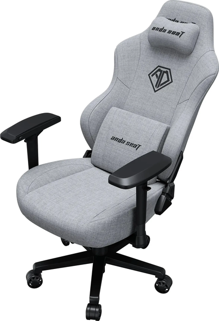 Крісло ігрове Anda Seat Phantom 3 Pro Size L Fabric Grey (AD18YC-06-G-F) - зображення 9