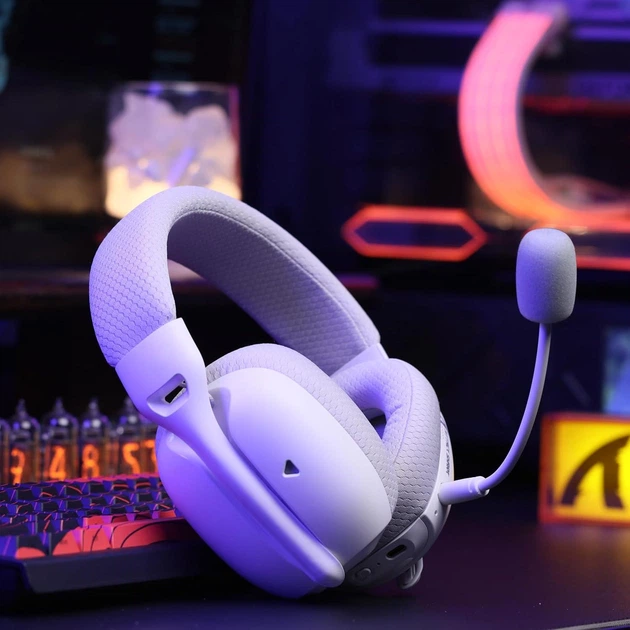 Беспроводные наушники Attack Shark L80 PRO WHITE (BT/2.4G ) - Фото 9 Беспроводные наушники Attack Shark L80 PRO WHITE (BT/2.4G ) - изображение 9
