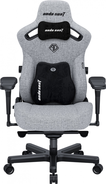 Fotel gamingowy Anda Seat Kaiser 3 Pro Size XL Fabric Grey (AD12YDC-XL-01-G-PV/F-G02) - obraz 1