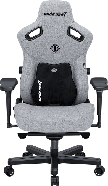 Fotel gamingowy Anda Seat Kaiser 3 Pro Size XL Fabric Grey (AD12YDC-XL-01-G-PV/F-G02) - obraz 2