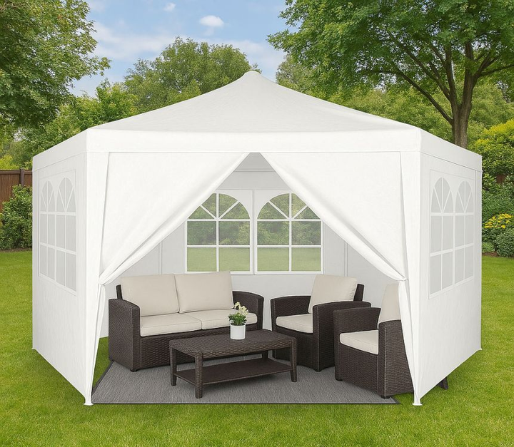 Садове шатро ModernHome by Multistore 2 x 2 x 2 м (PAW-2X2X2-W-W) - зображення 5