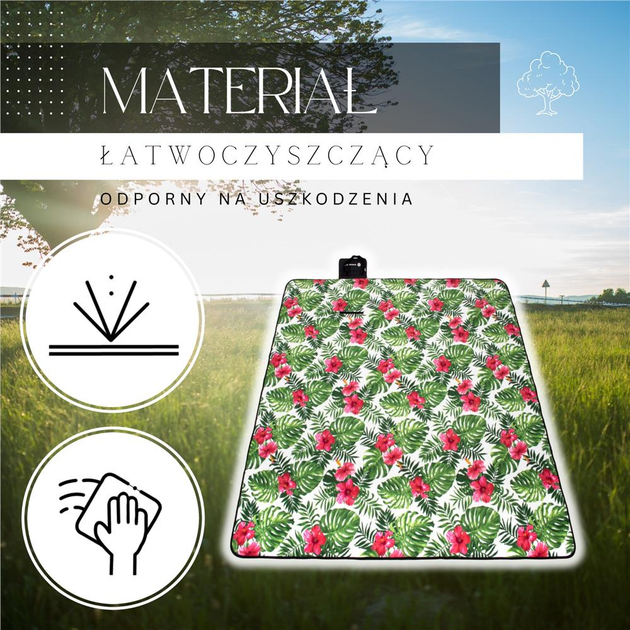 Килимок для пікніка Springos 200 х 200 см PM019 (5907719417868) - зображення 11