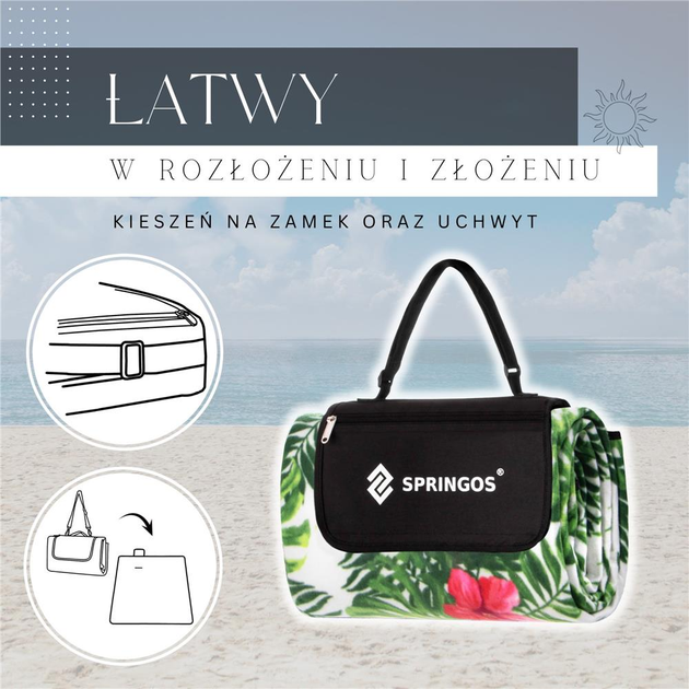 Килимок для пікніка Springos 200 х 200 см PM019 (5907719417868) - зображення 13
