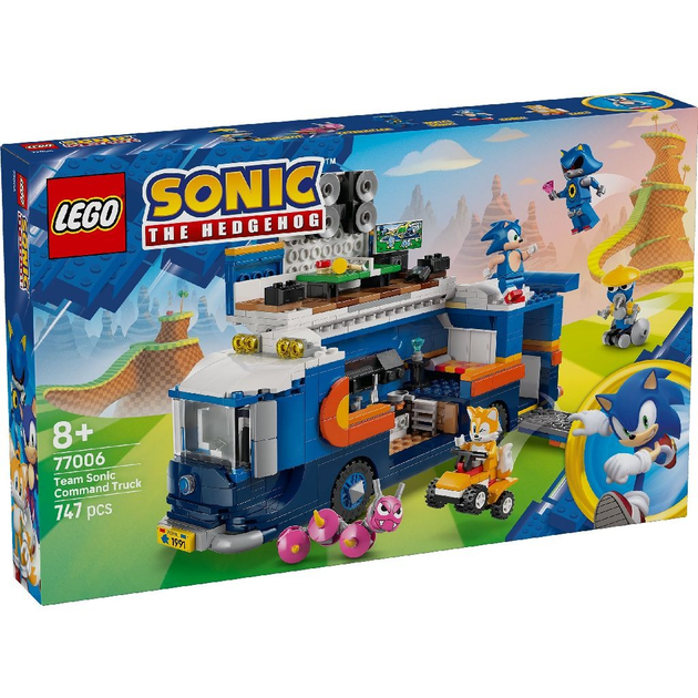 Zestaw klocków LEGO Sonic the Hedgehog Sonic i pojazd do zadań specjalnych 747 elementów 77006 (5702017815619) - obraz 1