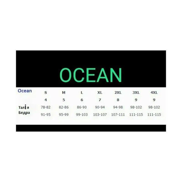 Чоловічі пляжні плавки ocean 5688 L чорні - зображення 5
