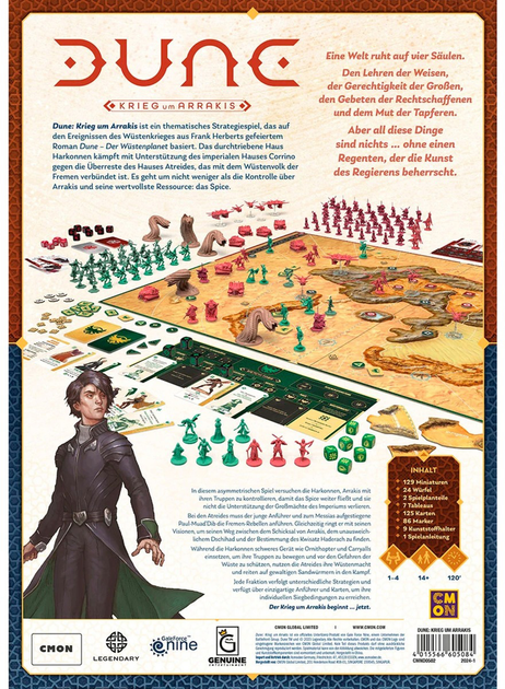 Gra planszowa Asmodee Dune Wojna o Arrakis (4015566605084) - obraz 3