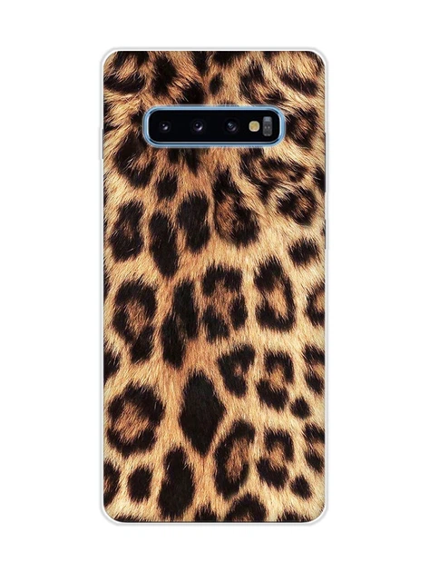 Матовий чохол на Samsung Galaxy S10 Plus :: Леопардовий дизайн (принт 383) - Фото 1 Матовий чохол на Samsung Galaxy S10 Plus :: Леопардовий дизайн (принт 383) - зображення 1
