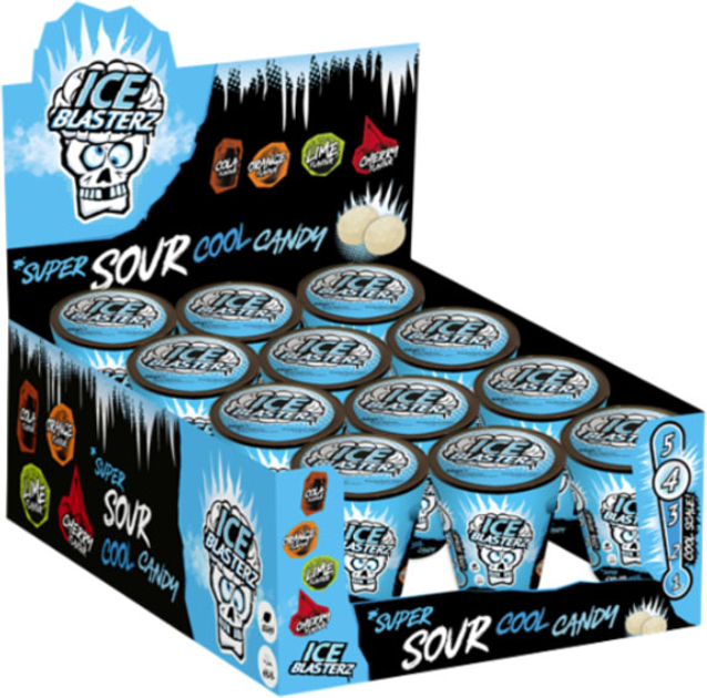 Упаковка цукерок Brain Blasterz Суперкислі освіжаючі Level 4