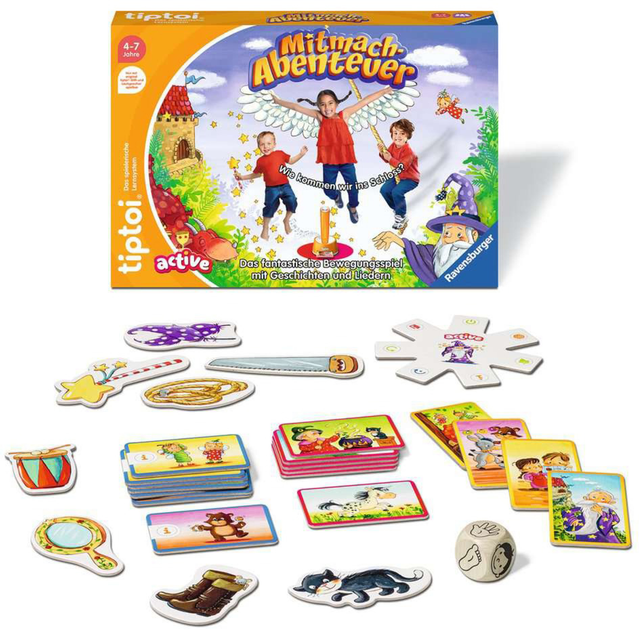 Настільна розвиваюча гра Ravensburger Tiptoi Активна інтерактивна пригода (4005556001309) - зображення 2