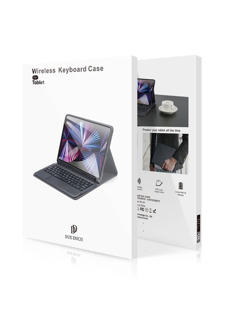 Чохол клавіатура для планшета DUX DUCIS Bluetooth Keyboard Touchpad для Apple iPad Pro 11'' 2018 2020 2021 2022 Black - Фото 6 Чохол клавіатура для планшета DUX DUCIS Bluetooth Keyboard Touchpad для Apple iPad Pro 11'' 2018 2020 2021 2022 Black - зображення 6