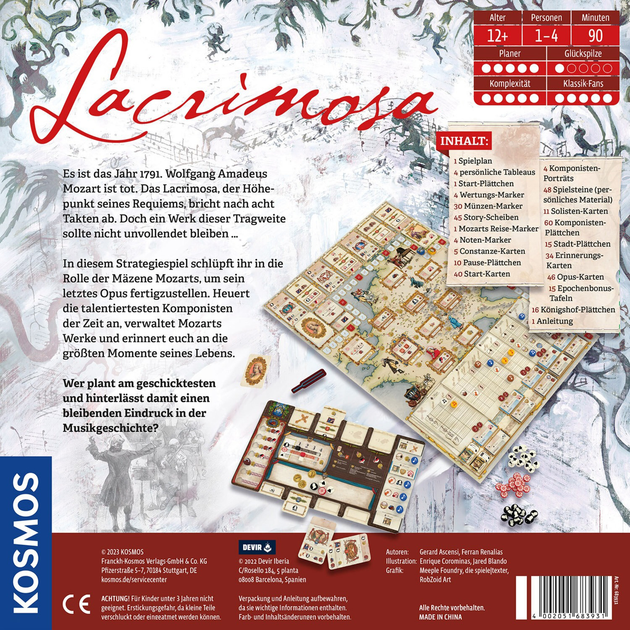 Настільна гра Kosmos Lacrimosa (4002051683931) - зображення 2