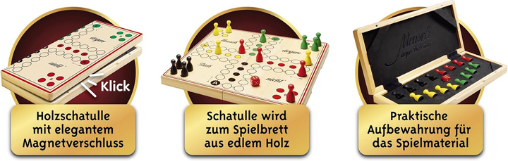 Gra planszowa Schmidt Spiele Człowieku nie irytuj się Deluxe (4001504494537) - obraz 6