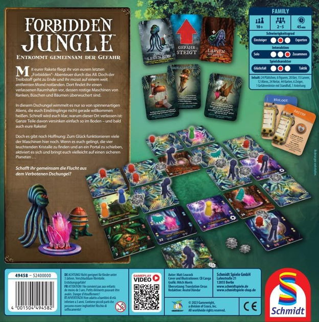 Gra planszowa Schmidt Spiele Forbidden Jungle (4001504494582) - obraz 2