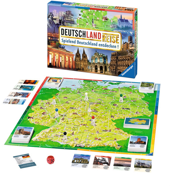 Настільна гра Ravensburger Подорож Німеччиною (4005556264926) - зображення 2
