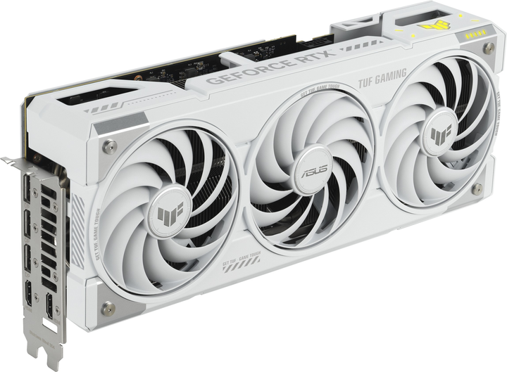 Karta graficzna ASUS PCI-Ex GeForce RTX 5070 Ti TUF Gaming White OC Edition 16GB GDDR7 (256bit) (2610/28000) (2 x HDMI, 3 x DisplayPort) (90YV0MD3-M0NA00) - obraz 3