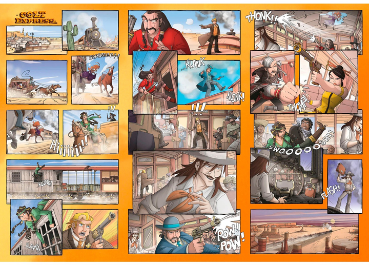 Gra planszowa Asmodee Colt Express Big Box gra roku 2015 (3760269592322) - obraz 2