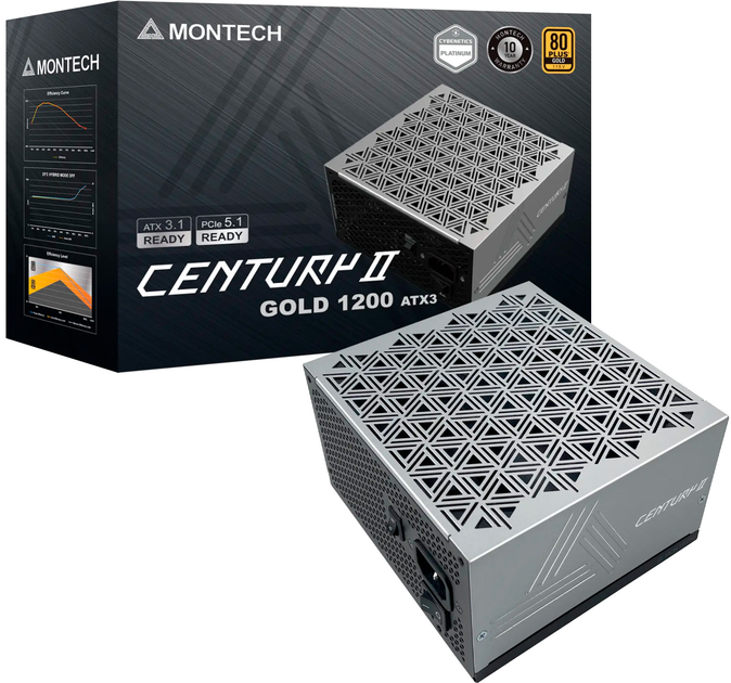 Zasilacz Montech CENTURY II 1200W (4710562746365) - obraz 7