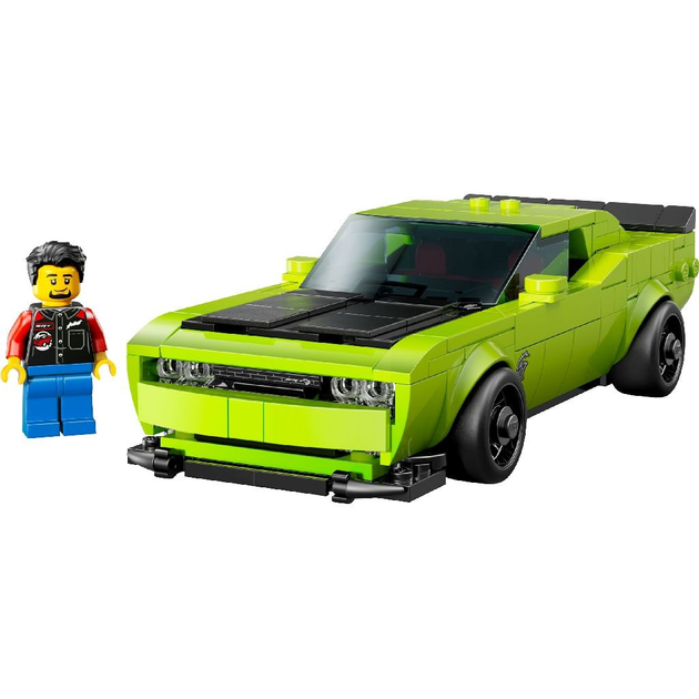 Zestaw klocków LEGO Speed Champions Samochód sportowy Dodge Challenger SRT Hellcat 390 elementów 77237 (5702017816043) - obraz 3