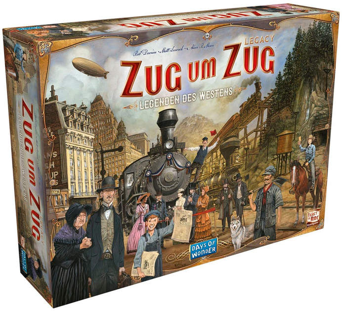 Gra planszowa Asmodee Wsiąść do Pociągu Legacy Legendy Zachodu (824968203361) - obraz 1