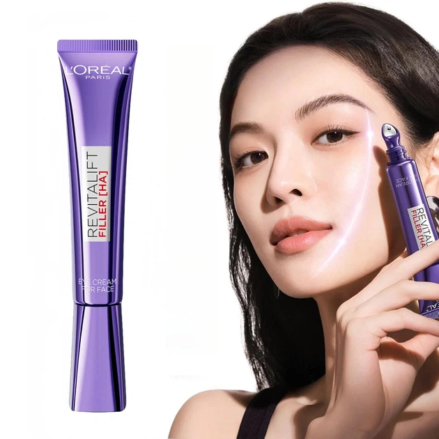 Крем для кожи вокруг глаз L'Oréal Paris Revitalift Filler Purple Iron 30 мл - изображение 3