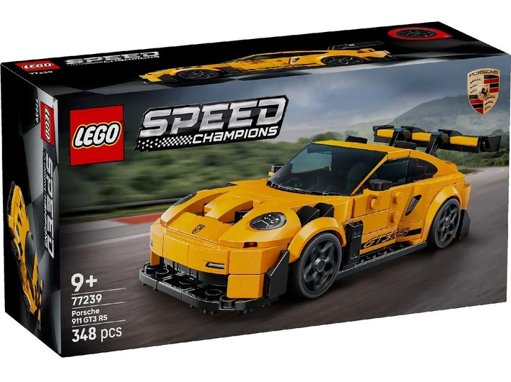 Zestaw klocków LEGO Speed Champions Supersamochód Porsche 911 GT3 RS 348 elementów 77239 (5702017816074) - obraz 1