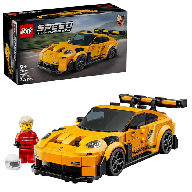 Zestaw klocków LEGO Speed Champions Supersamochód Porsche 911 GT3 RS 348 elementów 77239 (5702017816074) - obraz 2