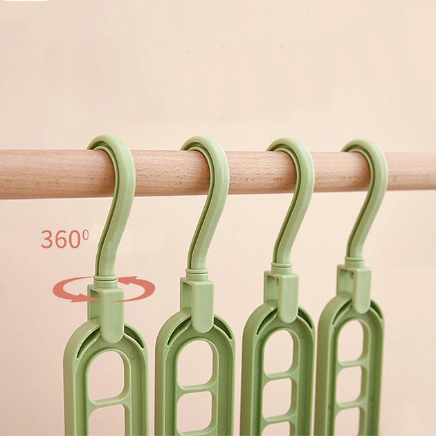 Вішалка органайзер для одягу Hanger Clothes Green - Фото 3 Вішалка органайзер для одягу Hanger Clothes Green - изображение 3